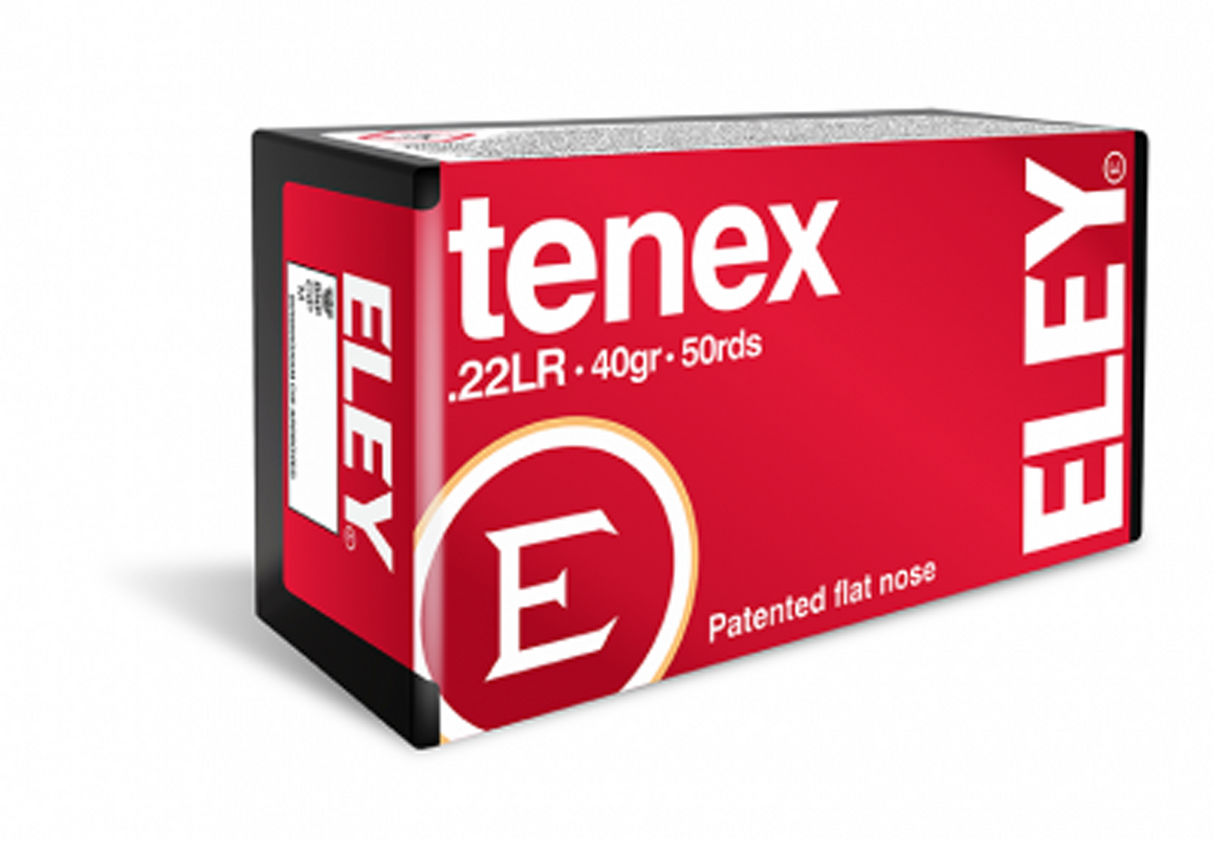 Eley Kleinkalibermunition .22 LR 2,6g Flat Nose Tenex