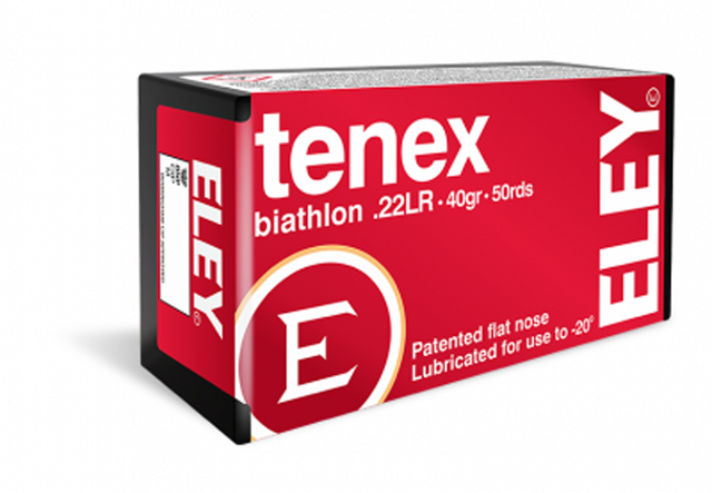 Eley Kleinkalibermunition .22 LR 2,6g Flat Nose Tenex Biathlon