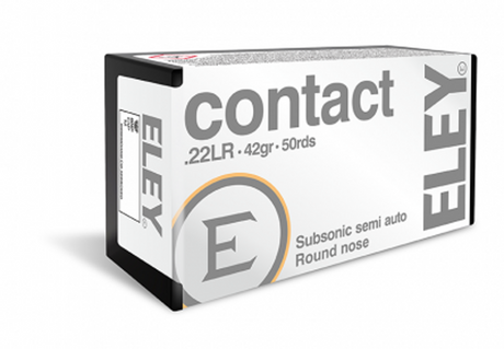 Eley Kleinkalibermunition .22 LR 2,7g Round Nose Contact Subsonic