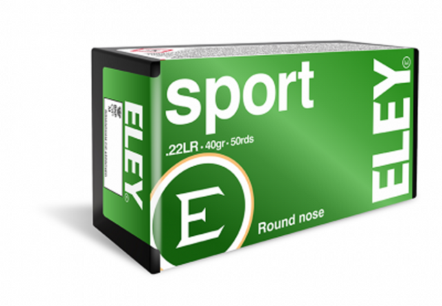 Eley Kleinkalibermunition .22 LR 2,60g Round Nose Sport (Target)