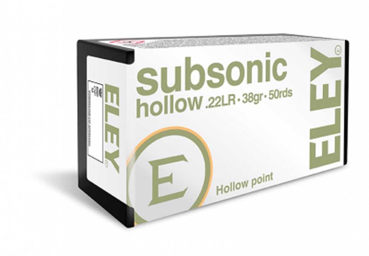 Eley Kleinkalibermunition .22 LR 2,5g Hollow Point Subsonic