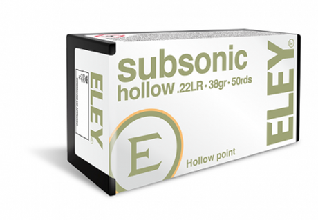 Eley Kleinkalibermunition .22 LR 2,5g Hollow Point Subsonic