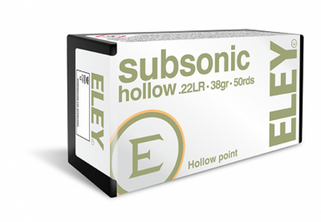 Eley Kleinkalibermunition .22 LR 2,5g Hollow Point Subsonic