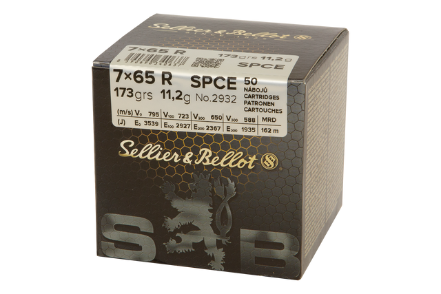 Sellier & Bellot Büchsenmunition 7 x 65 R 11,2g Soft Point Cutting Edge Schüttpackung mit 50 Stü