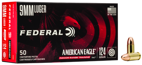 Federal Pistolenmunition American Eagle 9 x 19 8g Full Metal Jacket