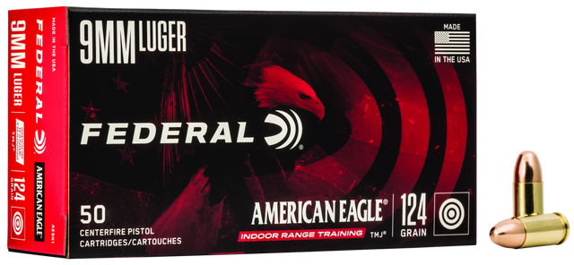 Federal Pistolenmunition American Eagle 9 x 19 8g Full Metal Jacket