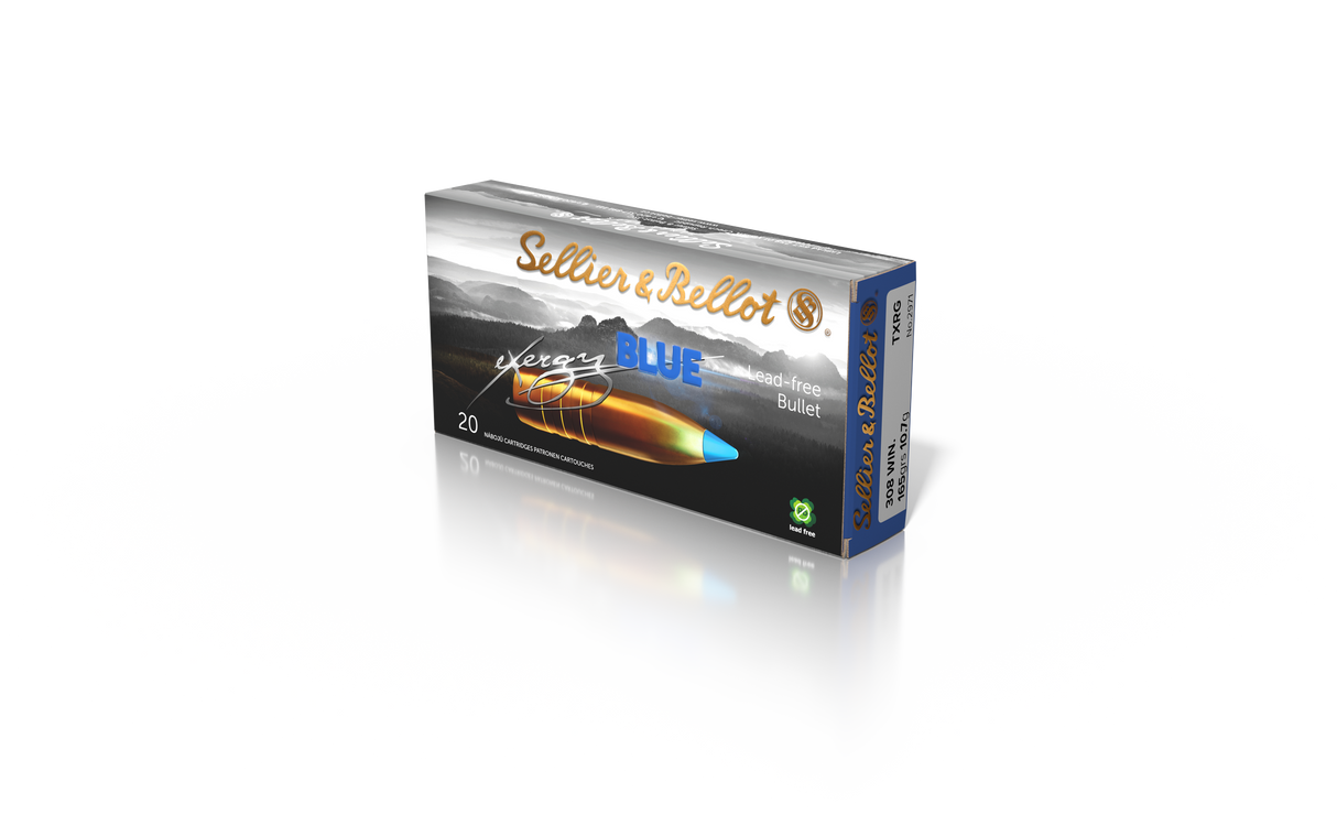 Sellier & Bellot Büchsenmunition .308 Win. 10,7g Tipped eXergy eXergy Blue