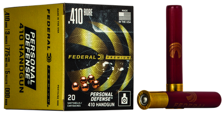 Federal Schrotmunition 410/76 Personal Defense, 000 Buck 5 Pellets