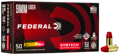 Federal Pistolenmunition American Eagle 9 x 19 10g Syntech Jacket Flat Nose