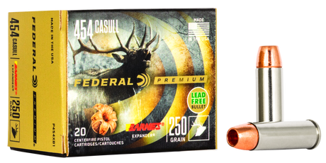 Federal Büchsenmunition Premium .454 Casull 16,2g Barnes Expander Vital Shok