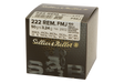 Sellier & Bellot Büchsenmunition .222 Rem. 3,24g Full Metal Jacket Schüttpackung mit 100 Stück