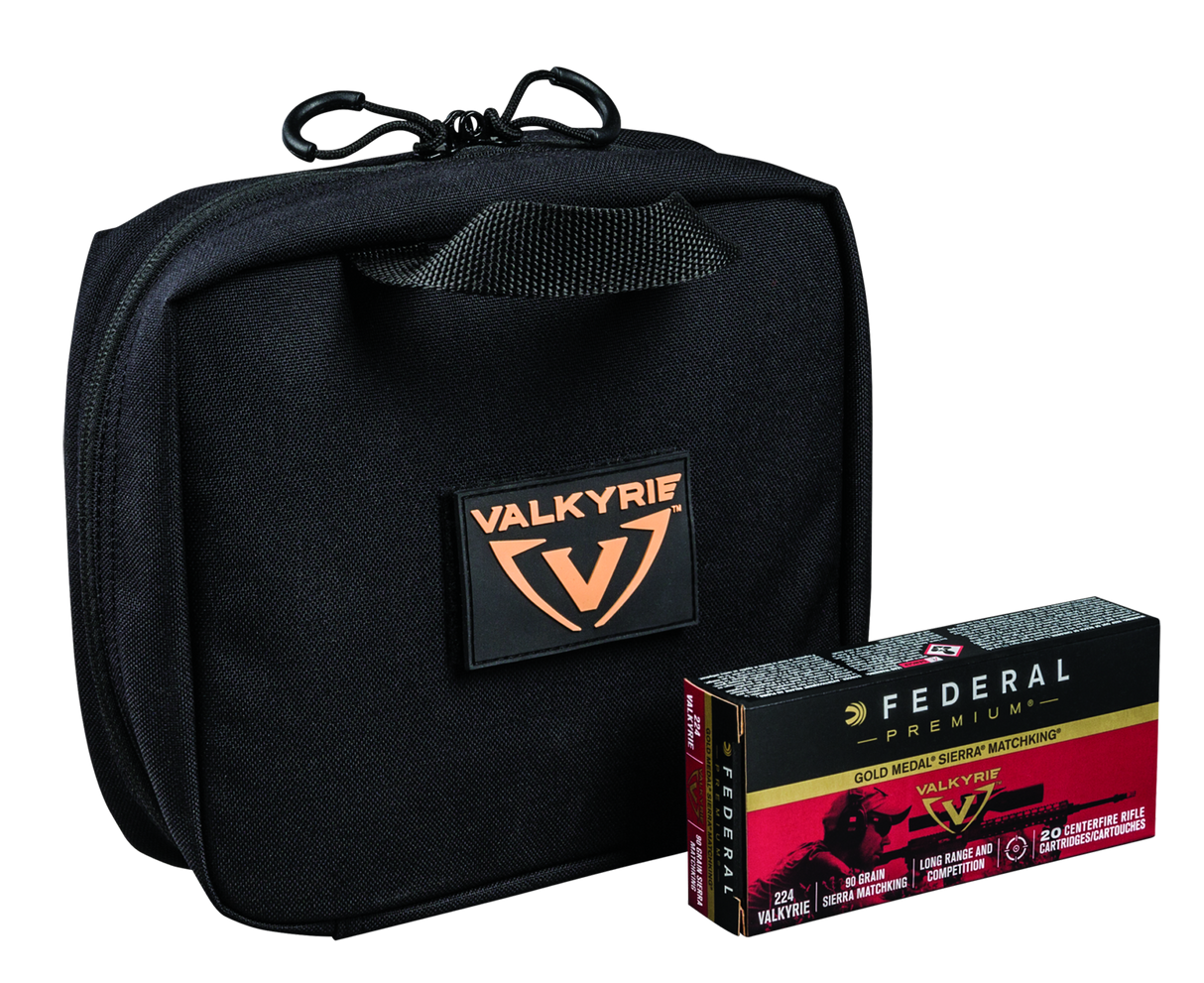 Federal Büchsenmunition Gold Medal .224 Valkyrie 5,80g Sierra Matchking Boat Tail Hollow Point BAG 8