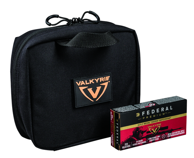 Federal Büchsenmunition Gold Medal .224 Valkyrie 5,80g Sierra Matchking Boat Tail Hollow Point BAG 8