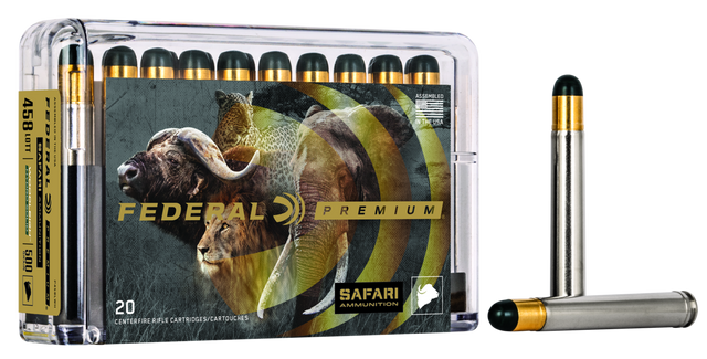 Federal Büchsenmunition Premium .458 Lott 32,4g Woodleigh Hydro Solid Cape Shok