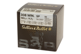 Sellier & Bellot Büchsenmunition .308 Win. 11,7g Soft Point Schüttpackung mit 50 Stück