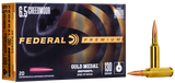 Federal Büchsenmunition Gold Medal 6,5 mm Creedmoor 8,4g Berger AR Hybrid Open Tip Match