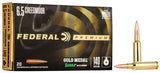 Federal Büchsenmunition Gold Medal 6,5 mm Creedmoor 9,1g Sierra Matchking Boat Tail Hollow Point