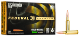 Federal Büchsenmunition Gold Medal 6,5 mm Creedmoor 9,1g Sierra Matchking Boat Tail Hollow Point