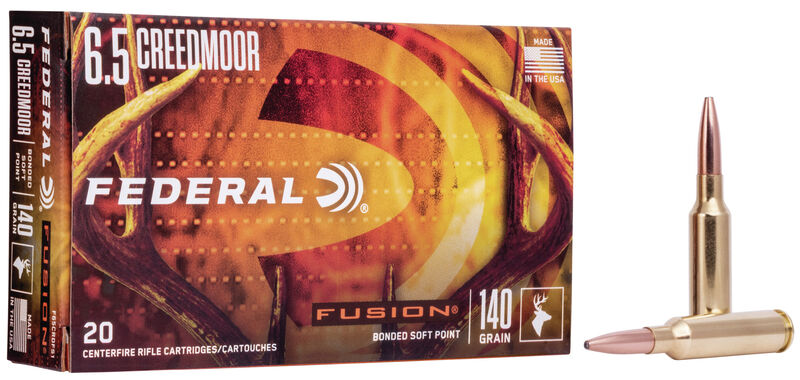 Federal Büchsenmunition 6,5 mm Creedmoor 9,1g Fusion Soft Point