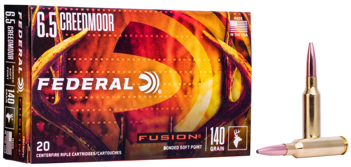 Federal Büchsenmunition 6,5 mm Creedmoor 9,1g Fusion Soft Point