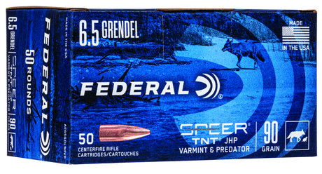 Federal Büchsenmunition American Eagle 6,5 mm Grendel 5,8g TNT Jacketed Hollow Point Varmint Predato