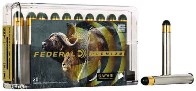 Federal Büchsenmunition Premium .500 N.E. 36,9g Woodleigh Hydro Solid Cape Shok