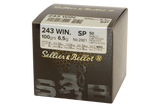 Sellier & Bellot Büchsenmunition .243 Win. 6,5g Soft Point Schüttpackung mit 50 Stück