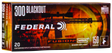 Federal Büchsenmunition .300 AAC Blackout 9,7g Fusion Soft Point MSR