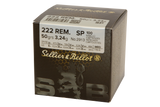 Sellier & Bellot Büchsenmunition .222 Rem. 3,24g Soft Point Schüttpackung mit 100 Stück