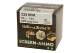 Sellier & Bellot Büchsenmunition SCREEN-Ammo .223 Rem 2,6g Screen (Lead Free) Schüttpackung mit