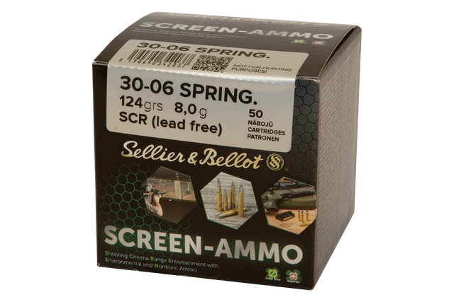 Sellier & Bellot Büchsenmunition SCREEN-Ammo .30-06 Spring 8g Screen (Lead Free) Schüttpackung m