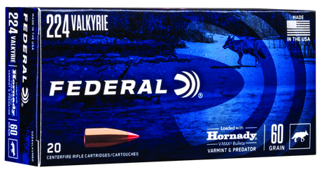 Federal Büchsenmunition .224 Valkyrie 3,9g Hornady V-Max