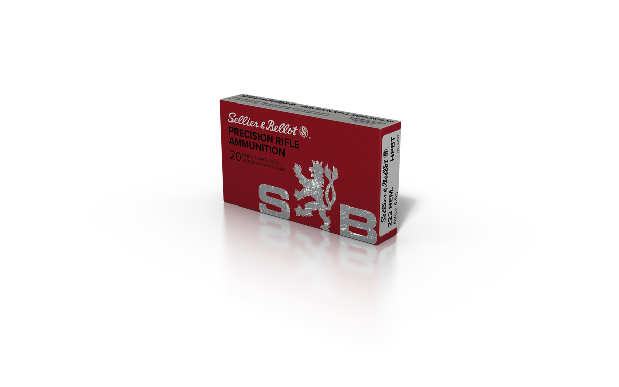 Sellier & Bellot Büchsenmunition Precision Ammo .223 Rem 4,5g Hollow Point Boat Tail