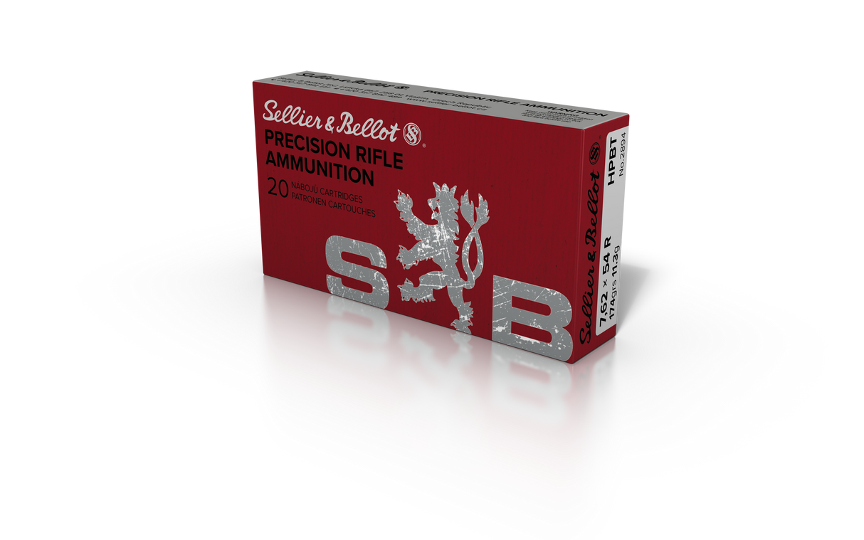 Sellier & Bellot Büchsenmunition Precision Ammo 7,62 x 54 R 11,3g Hollow Point Boat Tail
