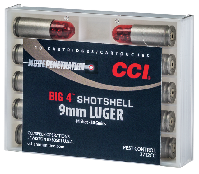 CCI Schrotmunition 9 x 19 2,9g Shotshell 3,30mm Pest Control