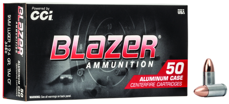 Blazer Pistolenmunition 9 x 19 8g Total Metal Jacket Clean Fire