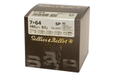 Sellier & Bellot Büchsenmunition 7 x 64 9,1g Soft Point Schüttpackung mit 50 Stück