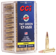 CCI Kleinkalibermunition .17 HMR 1g Speer TNT Green Hollow Point