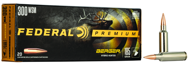 Federal Büchsenmunition Premium .300 Win. Short Mag. 12g Berger Hybrid