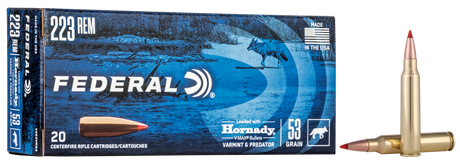 Federal Büchsenmunition .223 Rem 3,4g Hornady V-Max