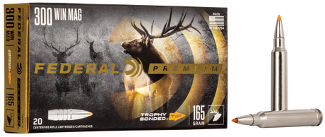 Federal Büchsenmunition Premium .300 Win. Mag. 10,7g Trophy Bonded Tip Vital Shok