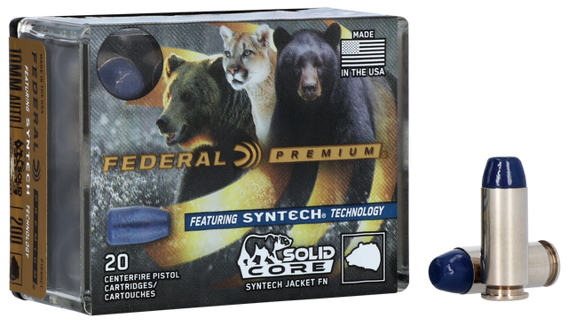 Federal Pistolenmunition Premium 10 mm Auto 13,00g Solid Core