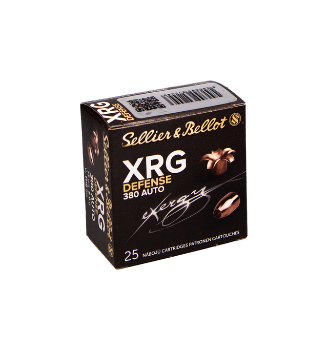 Sellier & Bellot Pistolenmunition XRG Defence .380 Auto 5g eXergy Defense