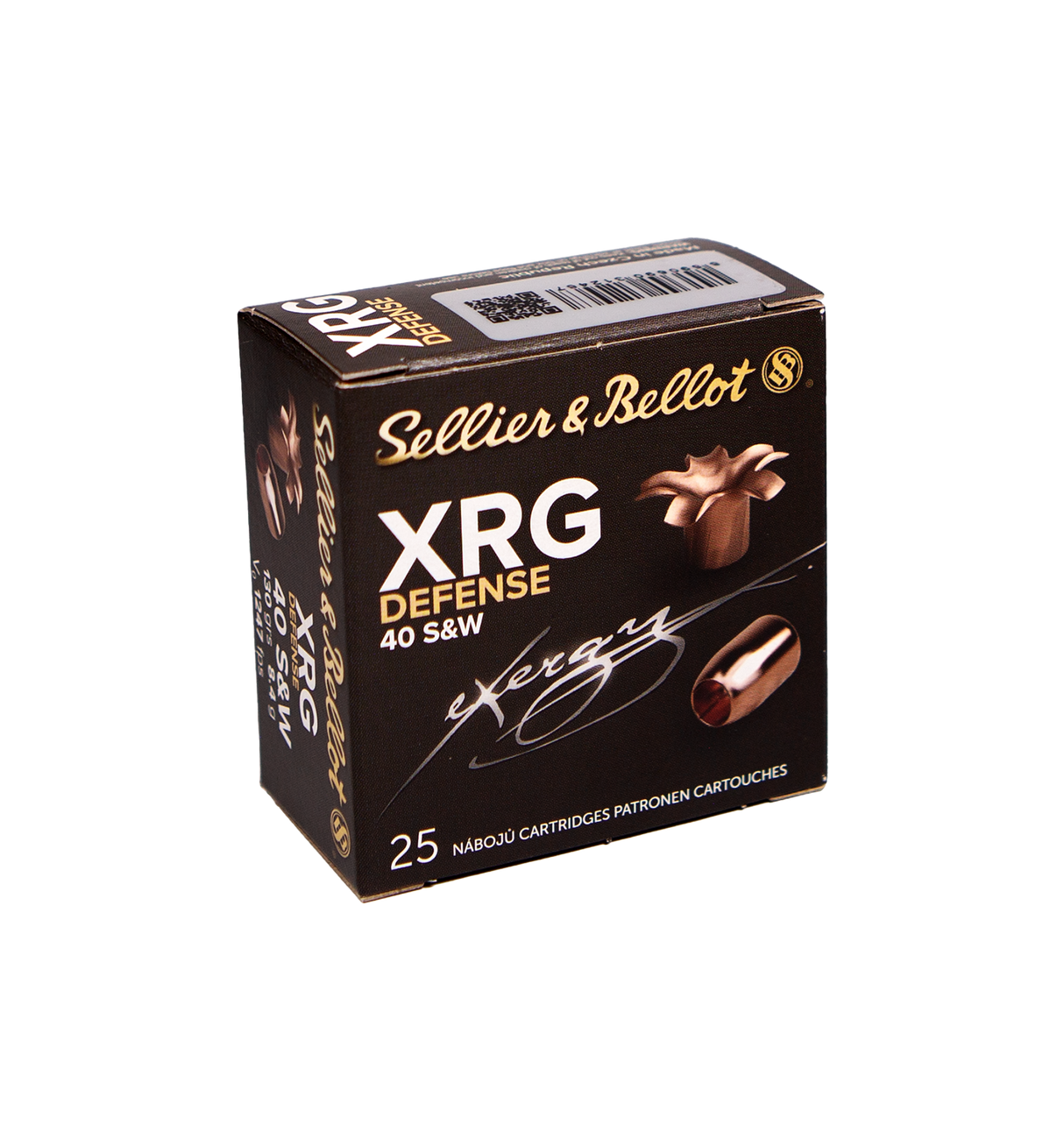 Sellier & Bellot Pistolenmunition XRG Defence .40 S&W 8,4g eXergy Defense