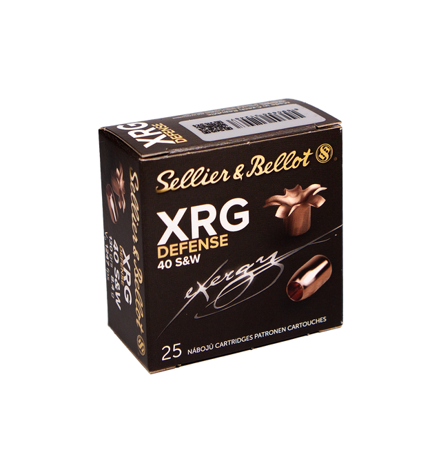 Sellier & Bellot Pistolenmunition XRG Defence .40 S&W 8,4g eXergy Defense