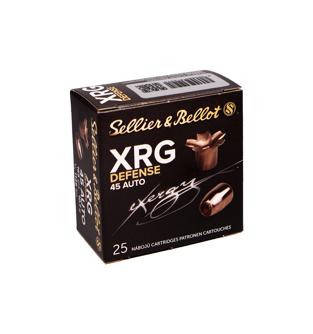 Sellier & Bellot Pistolenmunition XRG Defence .45 Auto 10,7g eXergy Defense