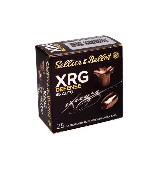 Sellier & Bellot Pistolenmunition XRG Defence .45 Auto 10,7g eXergy Defense