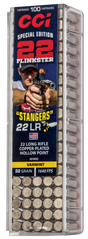 CCI Kleinkalibermunition .22 LR 2,10g Copper Plated Hollow Point Stanger, 1,640 fps muzzle velocity
