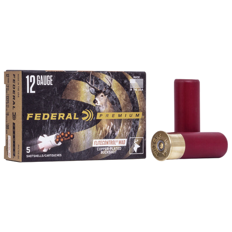 Federal Schrotmunition Premium 12/70 Vital Shok Buck Shot