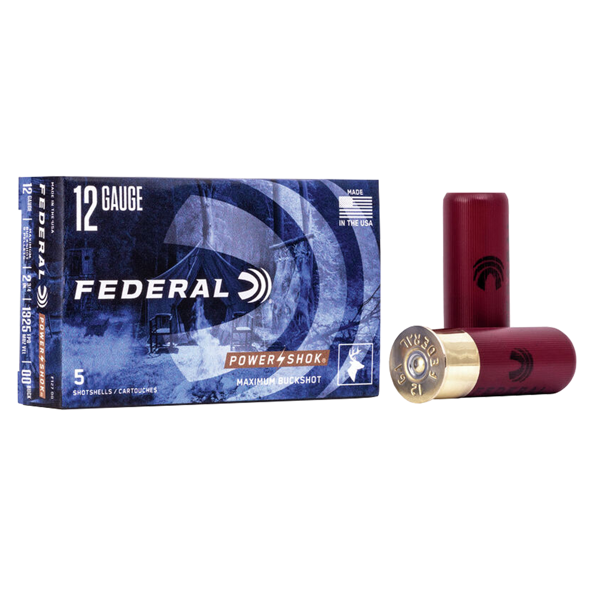 Federal Schrotmunition Classic 12/70 Power Shok Buck Shot